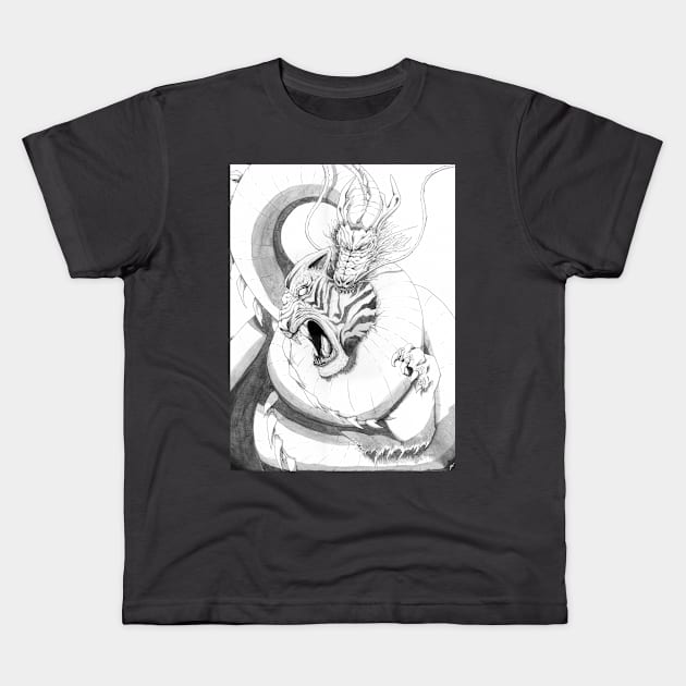 King Of The Zodiac Kids T-Shirt by Jarrodjvandenberg